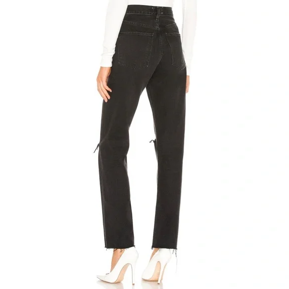 Agolde Cherie High Rise Straight in Distortion - Picture 2 of 5